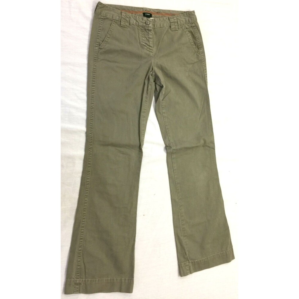 J.CREW LOW FIT COTTON WOMENS PANTS SIZE 2